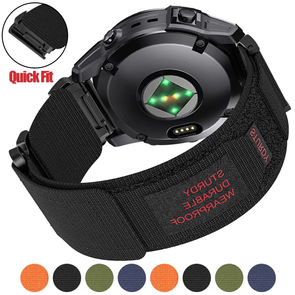 Cinturino QuickFit 22mm 26mm per Garmin Fenix E 8 Pro 7 7X 6 6X 5X, Epix 2 Pro, Instinct 3 2x, Forerunner 970 965 955