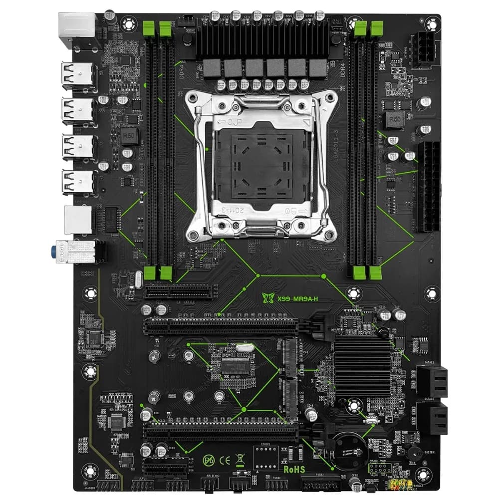 MACHINIST X99 Scheda madre combo opzionale Xeon E5 2660 V3 LGA 2011-3 CPU e DDR4 16 GB di RAM Kit NVME M.2 MR9A-H a doppio canale