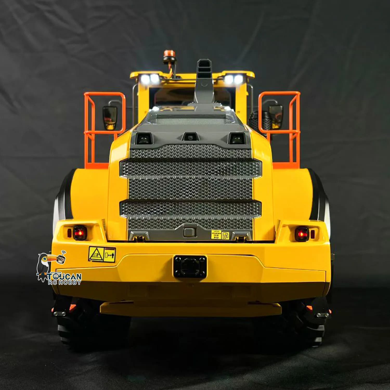 DoubleE Toy 1/14 L260H RC Hydraulic Charger Remote Radio, Construction Vehicle with Sound and Lights, Differential Lock, Truck