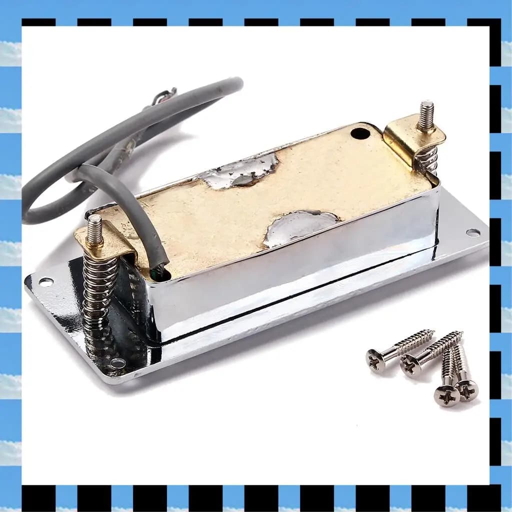 ABME Chrome Silver Mini LP Chitarra Humbucker Pickup Sigillato Pick Up Parti di riparazione musicale