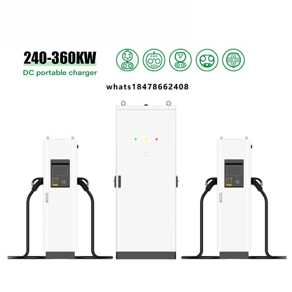 Stazione di ricarica commerciale per veicoli elettrici da 360 kW, multi-standard, con caricabatterie DC a pavimento, per auto elettriche