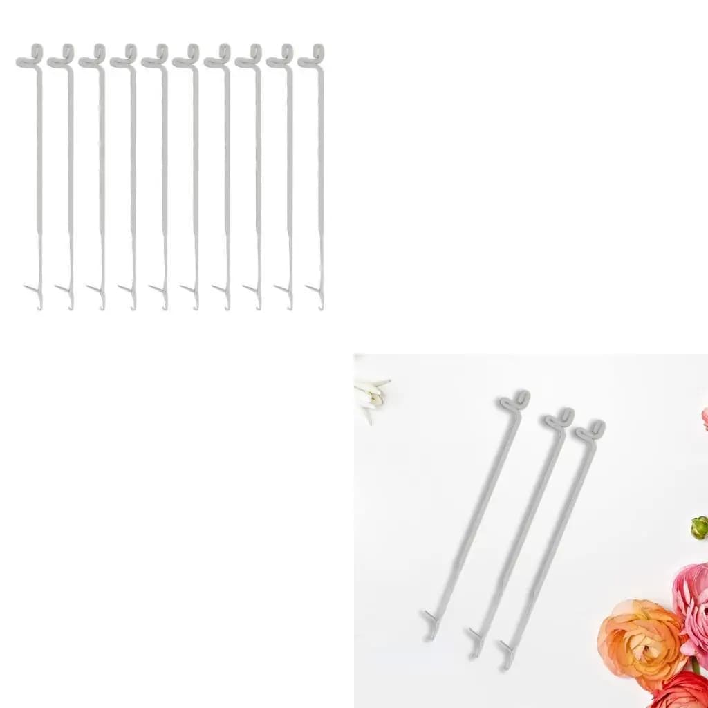195C 10Pcs Crochet Needle Knitting Pulling Tools Rope Wearing Sewing Accessories