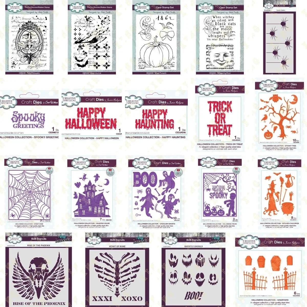 New Metal Cutting Dies Stamps Stencil for Scrapbook Diary Decoration Embossing Template Diy Handmade Happy Halloween Tree House