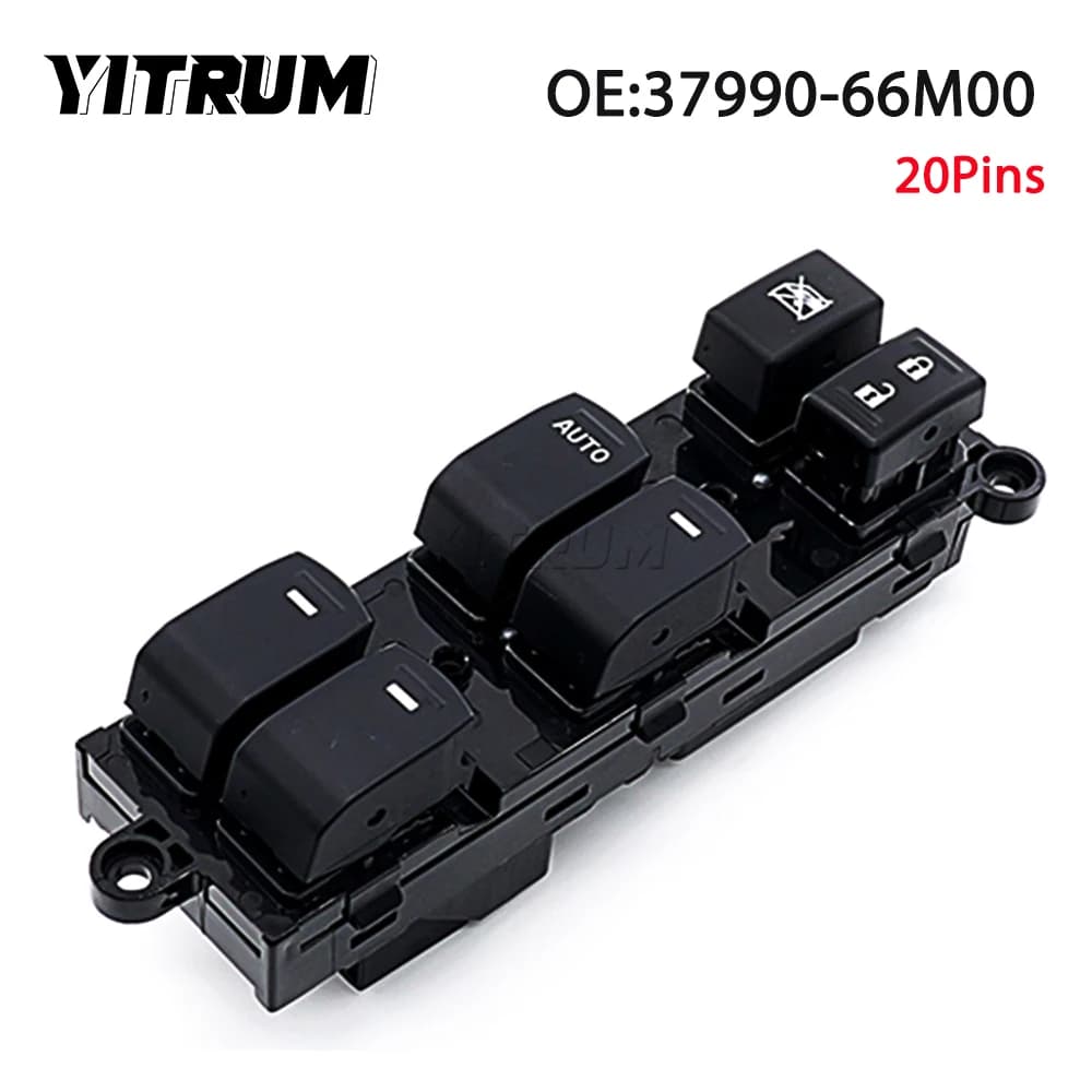 YITRUM 37990-66M00 37990-56P00 3799066 Interruttore di comando principale alzacristallo elettrico anteriore sinistro M00 per Suzuki Vitara S-Cross SX4