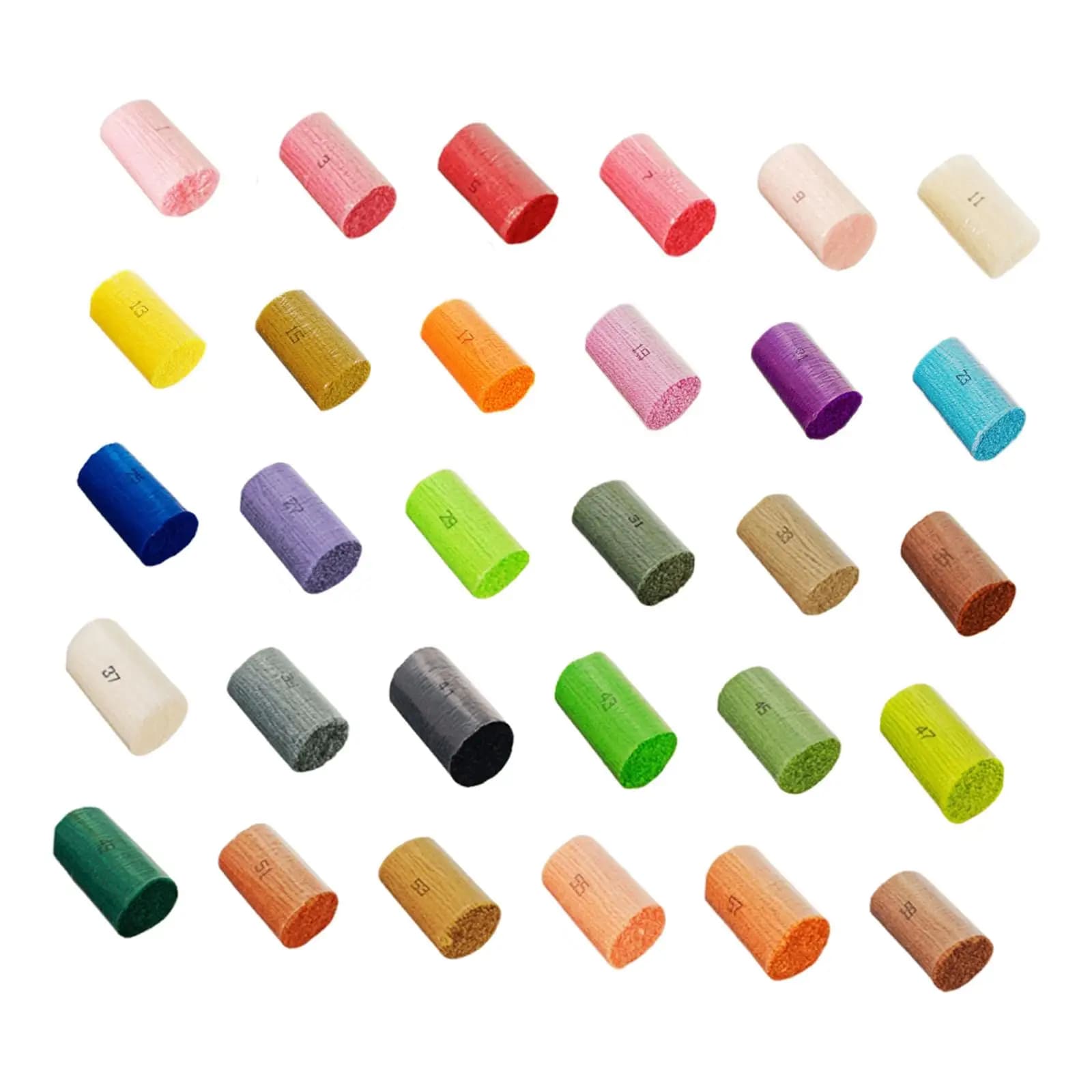 Set di Filati per Uncinetto e Lavoro a Maglia, 30 Colori in Acrilico, Kit Fai-da-Te per Coperte, per Adulti e Principianti