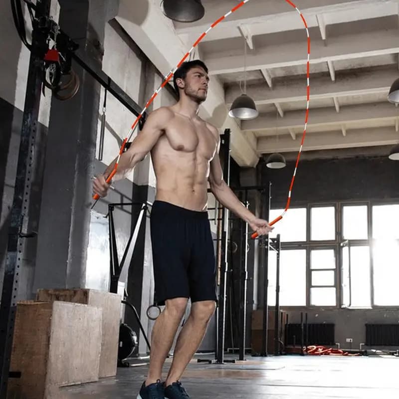 Jumping Racing with Beads Portable Fitness and Yoga Adjustable Jumping Cork Aerobic Training for Gym Cardio Outdoor Indoor Playground