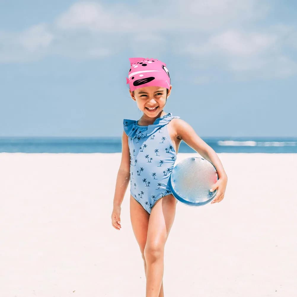 2 Pieces Swimwear in Silicone to Fish Shape, Waterproof, Lightweight and Comfortable