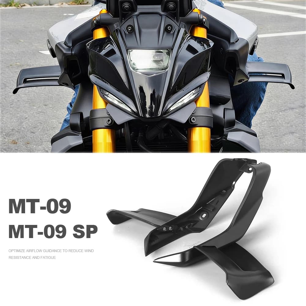 Nuovo Kit Alette Laterali Moto per YAMAHA MT-09 SP 2024 2025 2026 Spoiler Frontali Nudi Carena Fissa MT09 MT 09