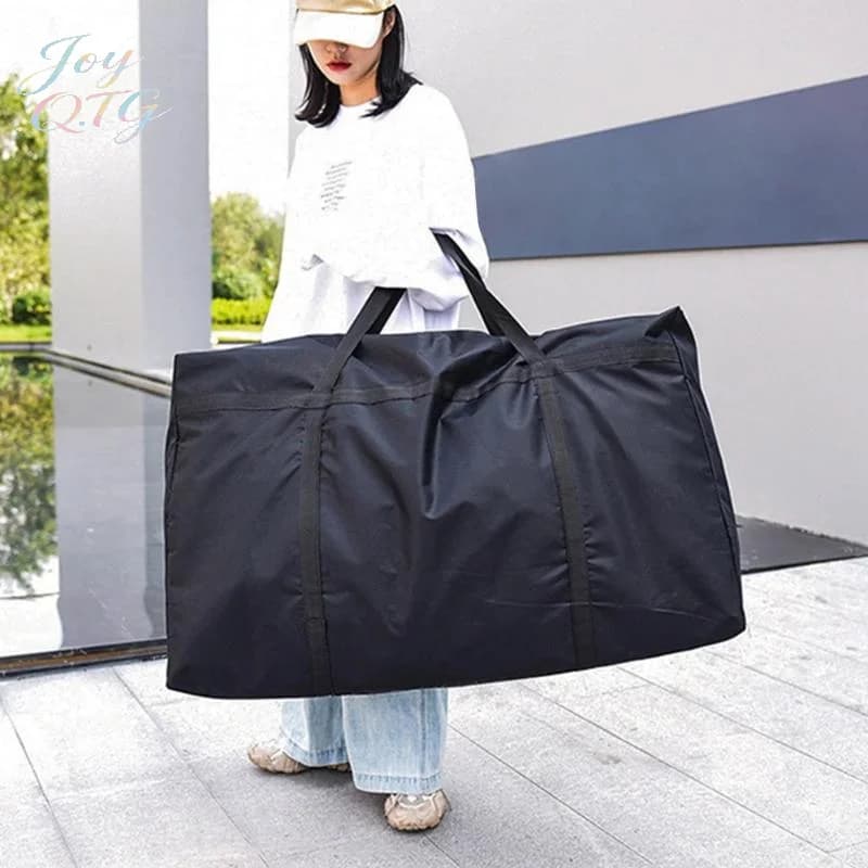 Borsa da trasloco impermeabile extra large 80x48x25cm in tessuto Oxford, ideale per lavanderia, shopping e organizzazione domestica - 1 pz.