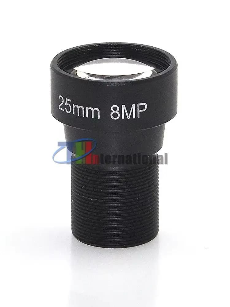 4K 8MP 25mm F1.6 M12 Mount lens 1/1.8" Sensor HD CCTV Securty Camera lens for Action camera ip camera