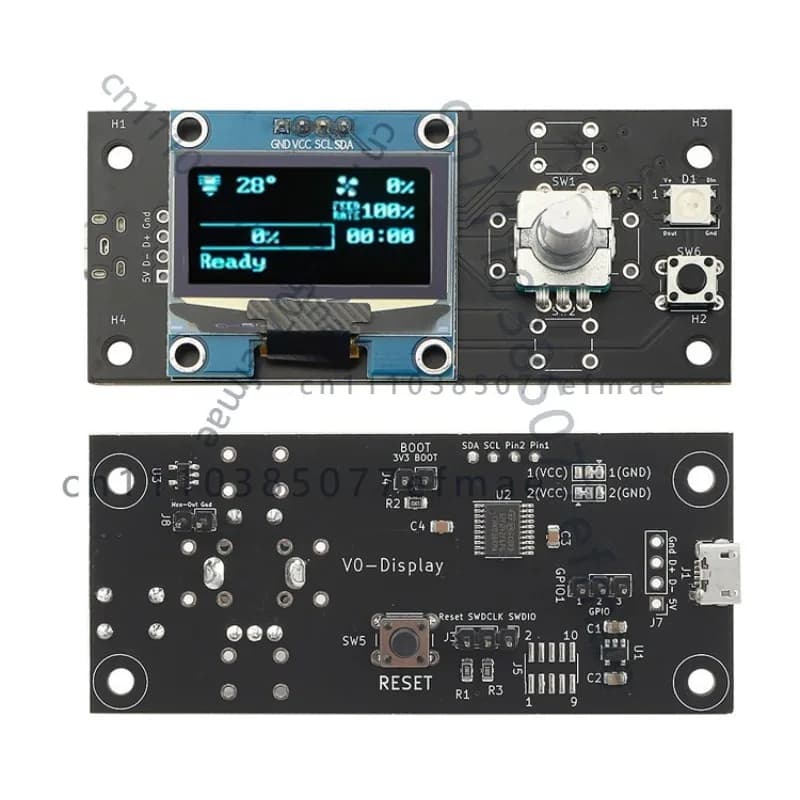 Display OLED Voron V0 e V0.1/2 compatibile con Raspberry Pi 3 B