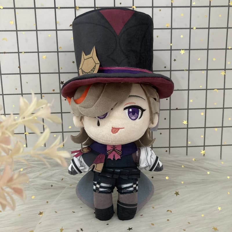 Anime Genshin Impact Lyney Cosplay bambola di peluche personaggio giocattolo carino morbido cuscino imbottito regalo di Natale di Halloween