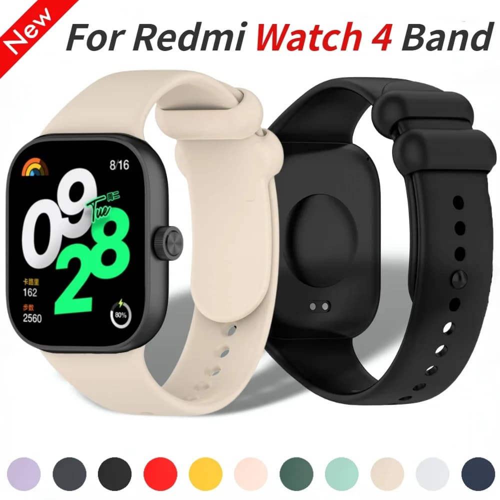 Cinturino sportivo in silicone per Redmi Watch 5 Cinturino morbido per Redmi Watch 4 Accessori per cinturino da polso regolabile intelligente
