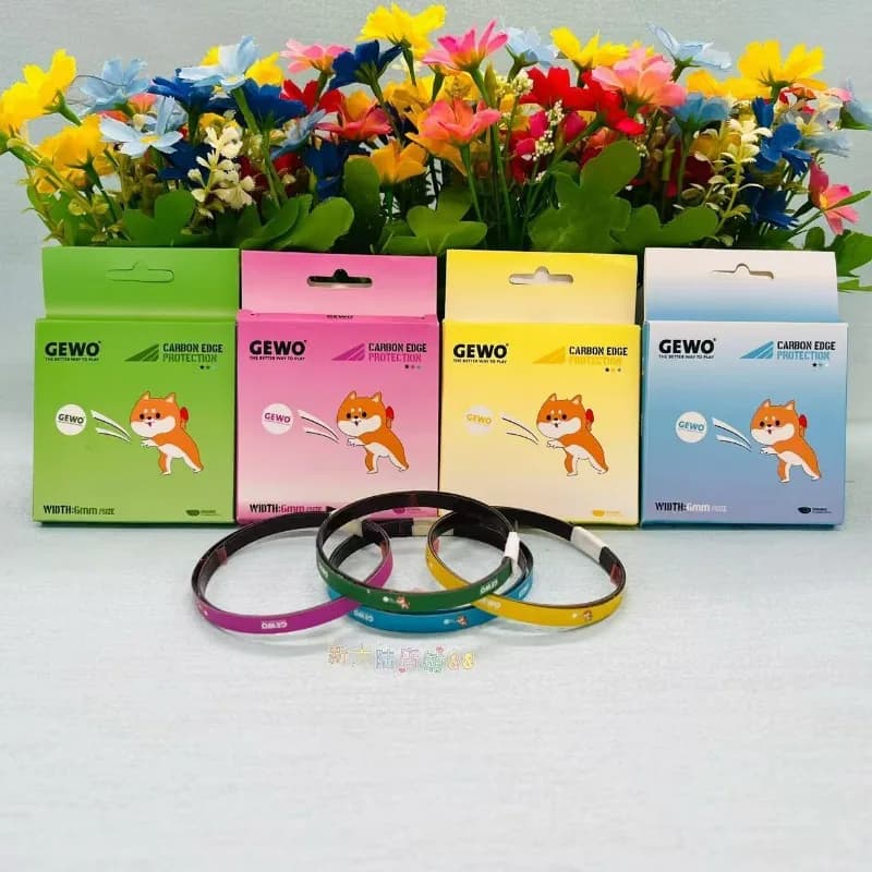 GEWO Carbon Fiber ping pong edge protection strip, rigid anticollision
