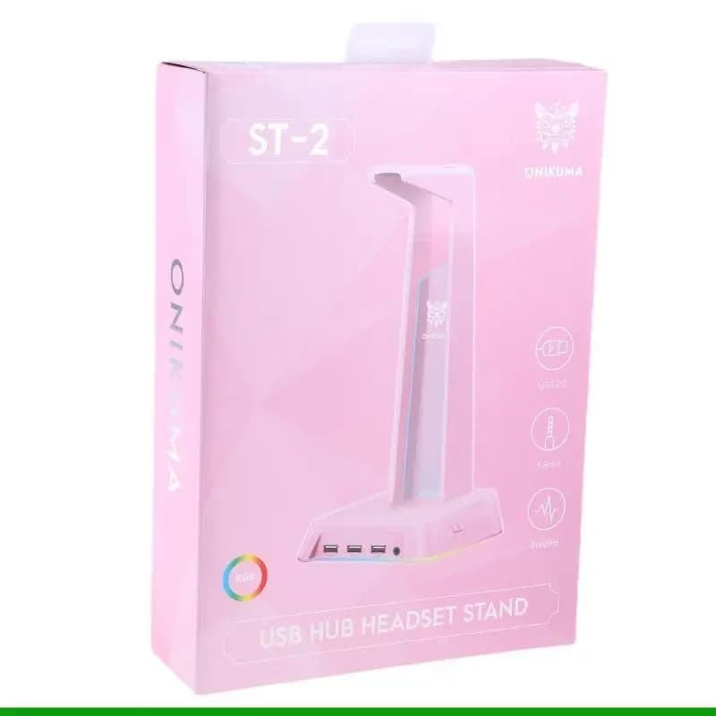 Supporto per cuffie da gioco RGB antiscivolo U55C Gancio per cuffie da gioco USB Gancio per cuffie con 3 porte USB