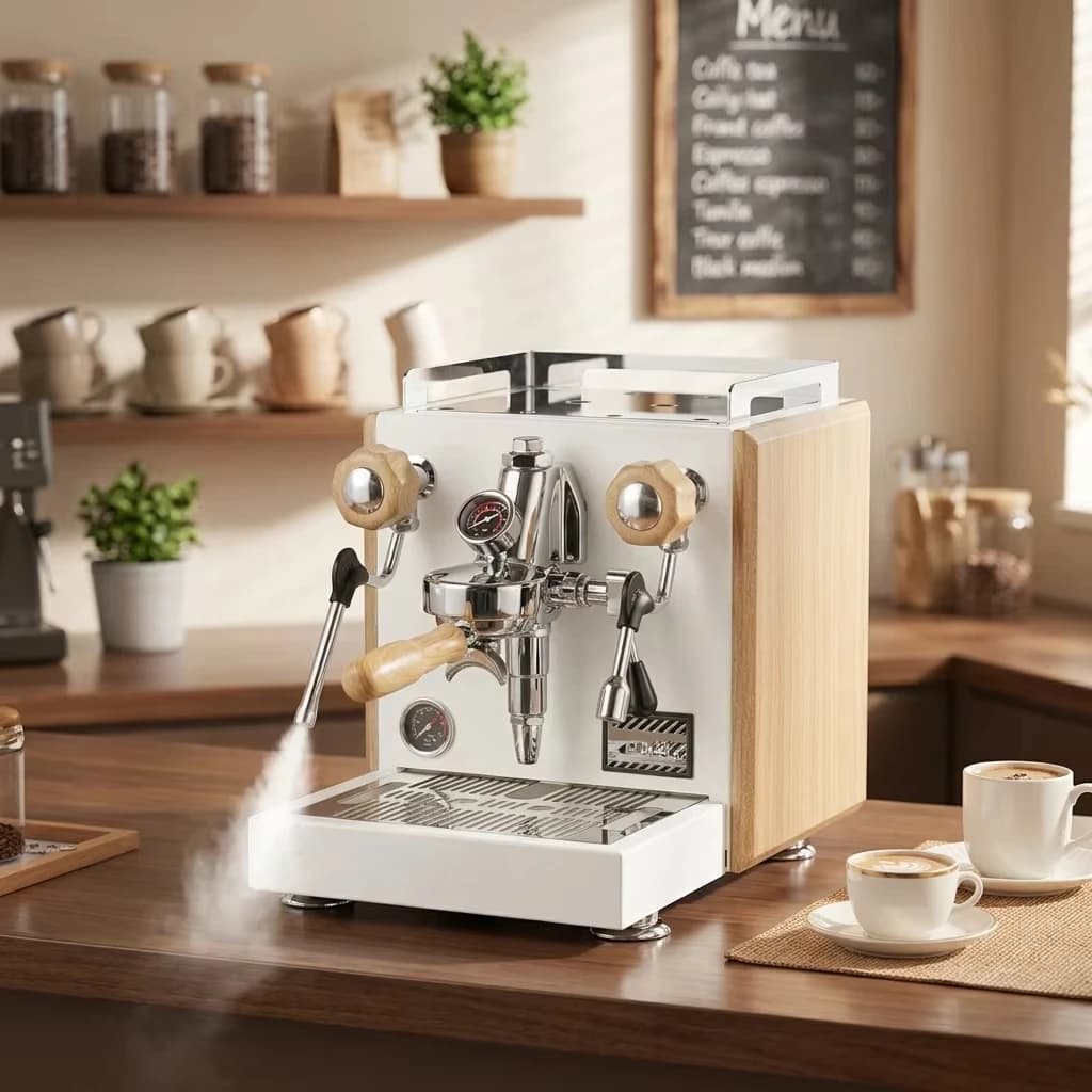 Electric Semi-automatic Stainless Steel Eco-Friendly Espresso Coffee Maker E61 Grouphead Brewing System 100 Cups Hotel Household
