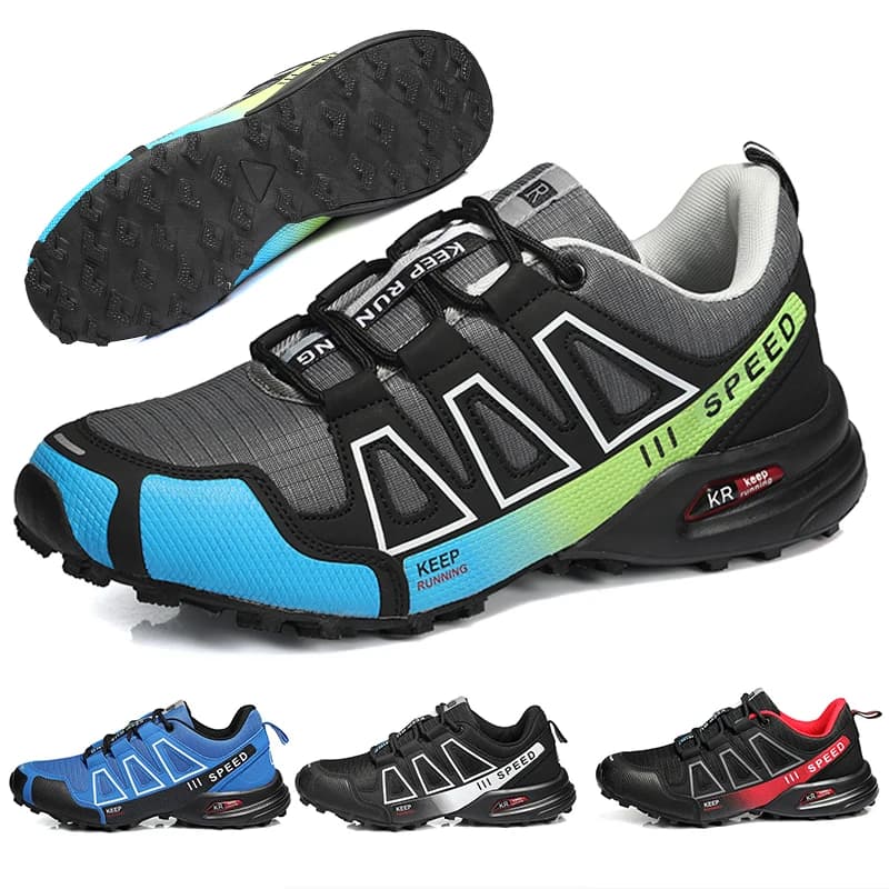 Scarpe da trekking all'aperto da uomo Scarpe da caccia tattiche antiscivolo Scarpe sportive da viaggio leggere per arrampicata su roccia alpinismo