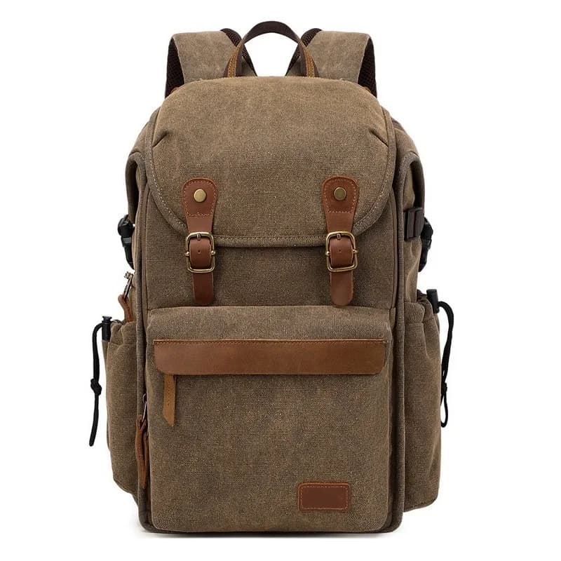 Retro backpac photography bag suitable for micro cameras drones general-purpose bags for DSLR cameras dual-shoulder outdoor bags