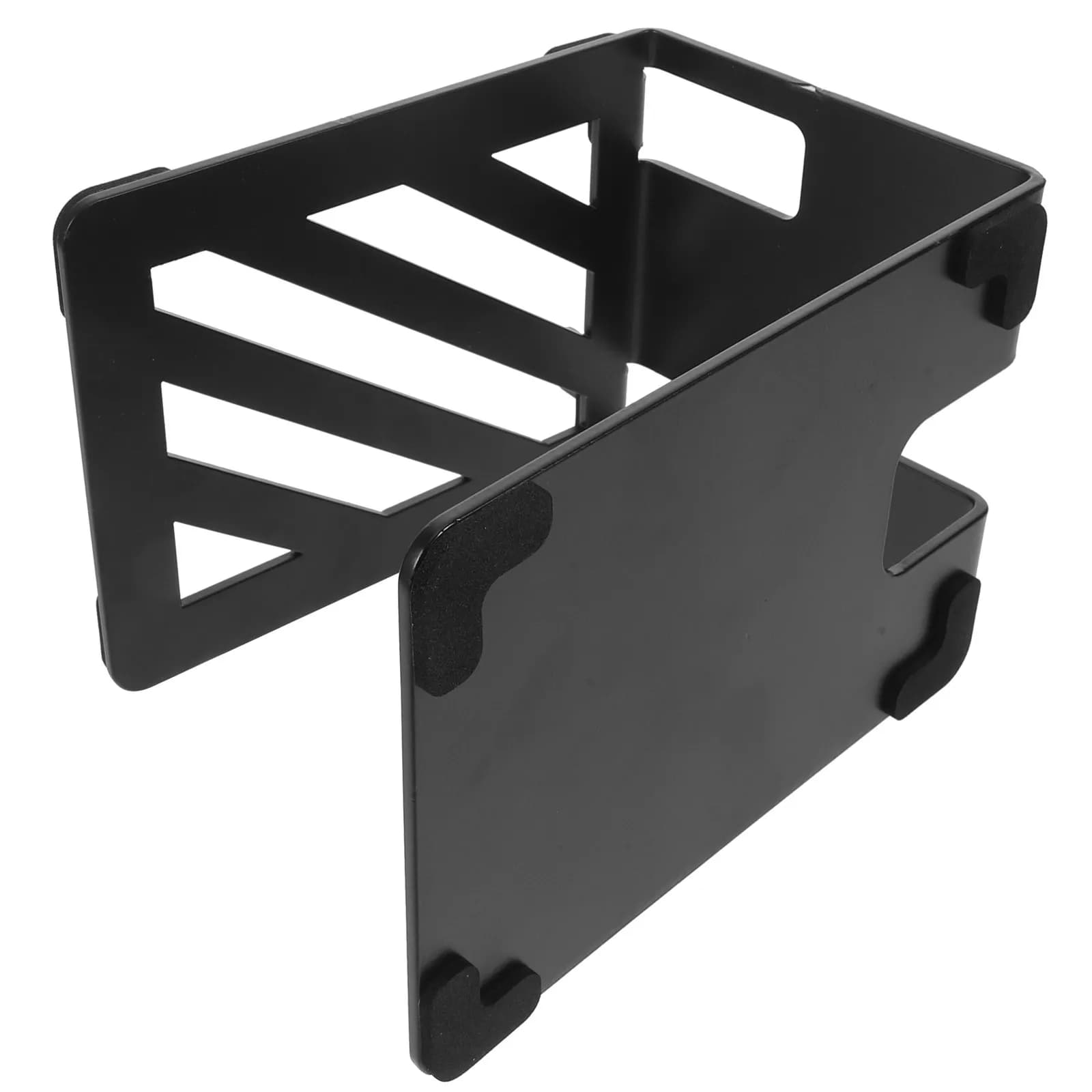 Metal Audio Speaker Stand for Desk Shock Mount Holder Nonslip Edge Guard Compact Stable Pc Gaming Monitor Speaker Bracket