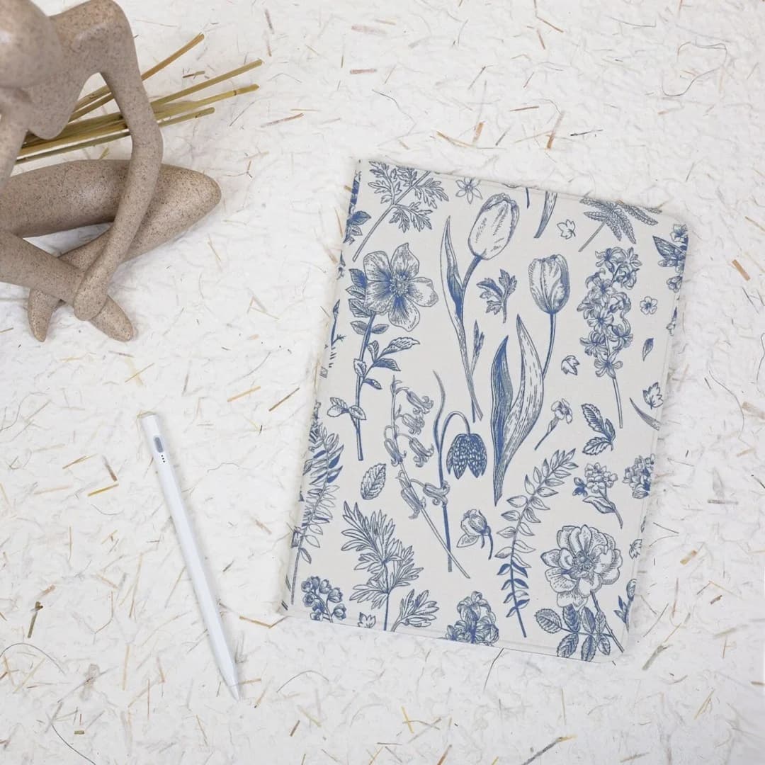 Custodia elegante con arte floreale per iPad Air 5 4th 10.9 iPad Pro 11 10.2 8 9 Air3 pro10.5 10th 2022 Custodia con copertura portapenne