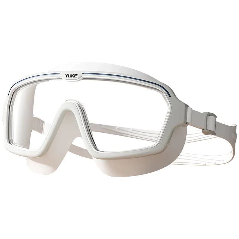 High-definition waterproof swim glasses for adults with professional men's big frame