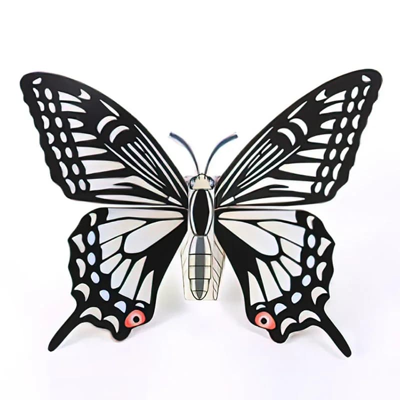 Butterfly Origami Art Mini 3D Folded Paper Model Papercraft Animal Figure DIY Kids Adult Handmade Craft Toys QD-299