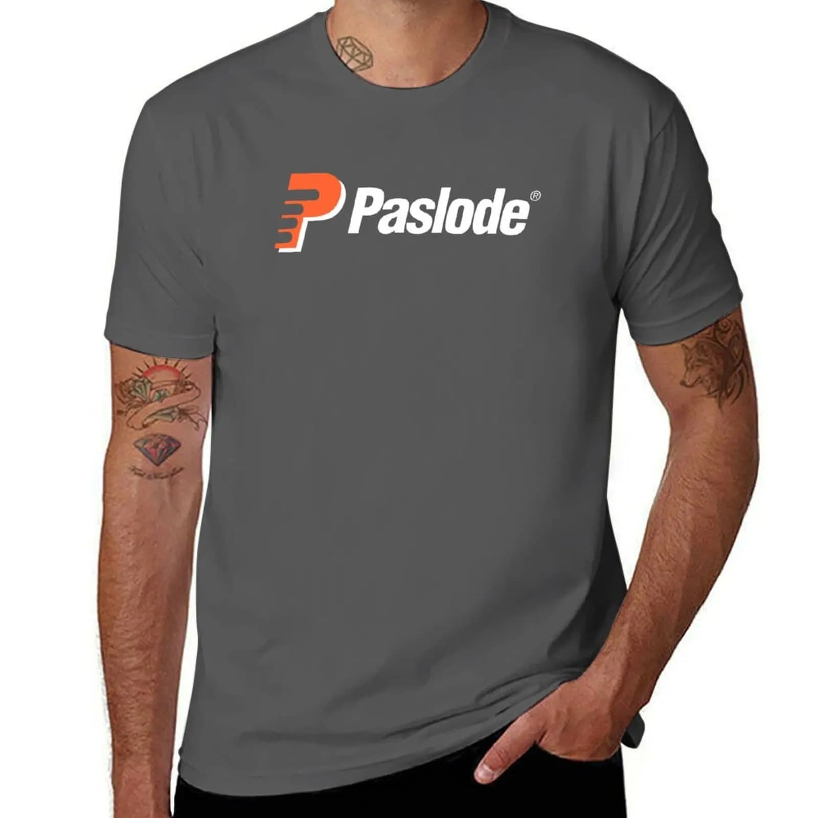 stapler paslode T-shirt da lavoro per l'edilizia