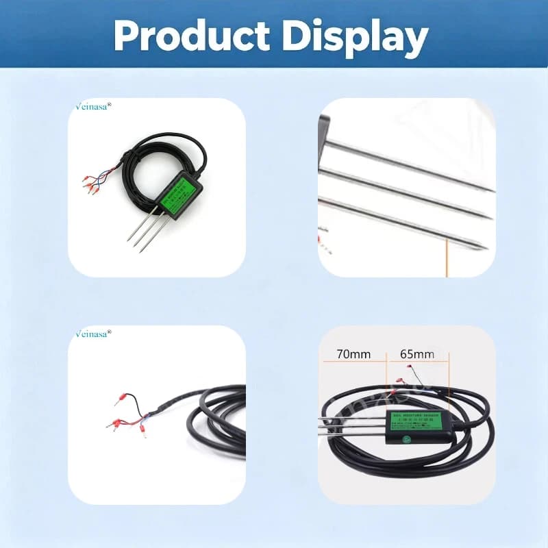 NEW TR-HTS Moisture Content Irrigation System Soil 4 20ma Controller Temperature Arduino Humidity Meter Hygrometere Sensor