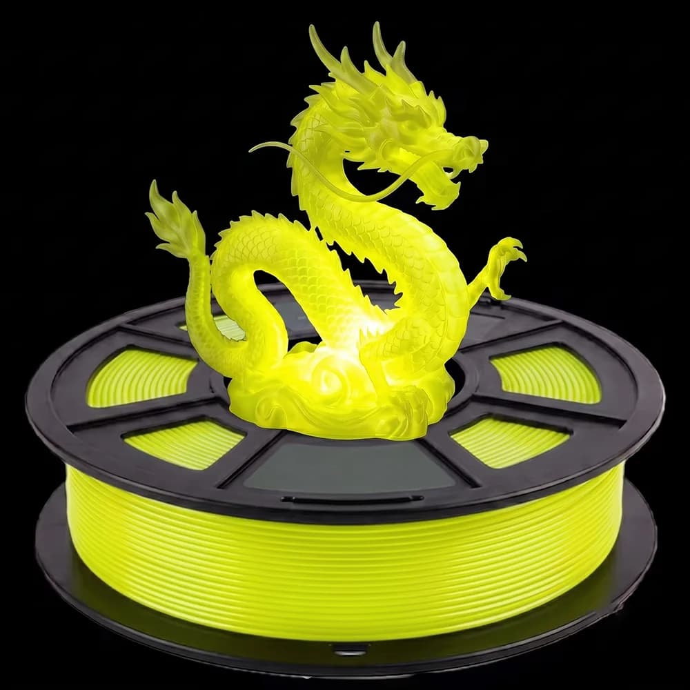 Glow-in-the-dark TPU Filament 1.75 Mm for 3D Printer Dimensional Accuracy +/- 0.03 Mm Flexible And Durable Home DIY Project Mate