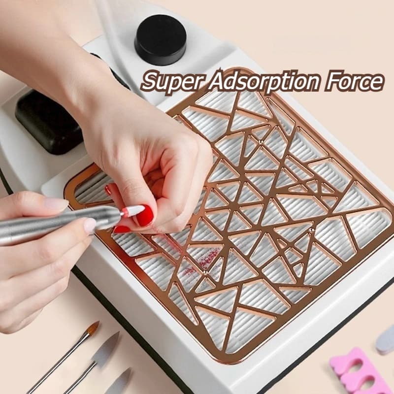 Aspirapolvere per unghie per manicure Ventosa per polvere per unghie wireless Unghie ricaricabili Forniture tecnologiche Aspiratore per unghie professionale estetico