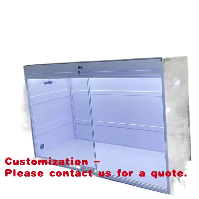 custom.Factory Customized Metal and Glass Smartphone Display Counter Mobile Phone LED Lighting Advertising Showroom Display Cabi