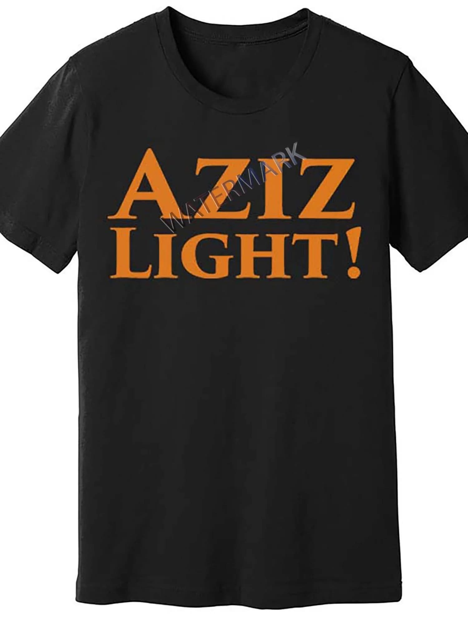 The Light of Aziz! The Fifth Element – ​​Fun Women's T-Shirt: Short-Sleeve, Crew Neck, Casual & Comfortable Black Style