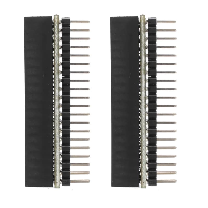 Mini Connectors for Raspberry Pi 40 pin GPIO 1 to 2 expansion board 2 x 20 pin double strip male header straight-AU47
