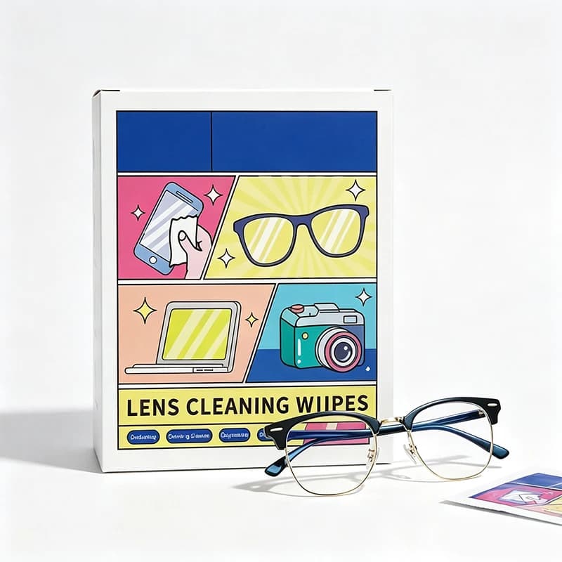100/200PCS Disposable Lens Cleaning Wipes Cleaning Metal Jewelry Wipes Lens Sunglasses Phone Screen Camera Lens Cleaning Tools