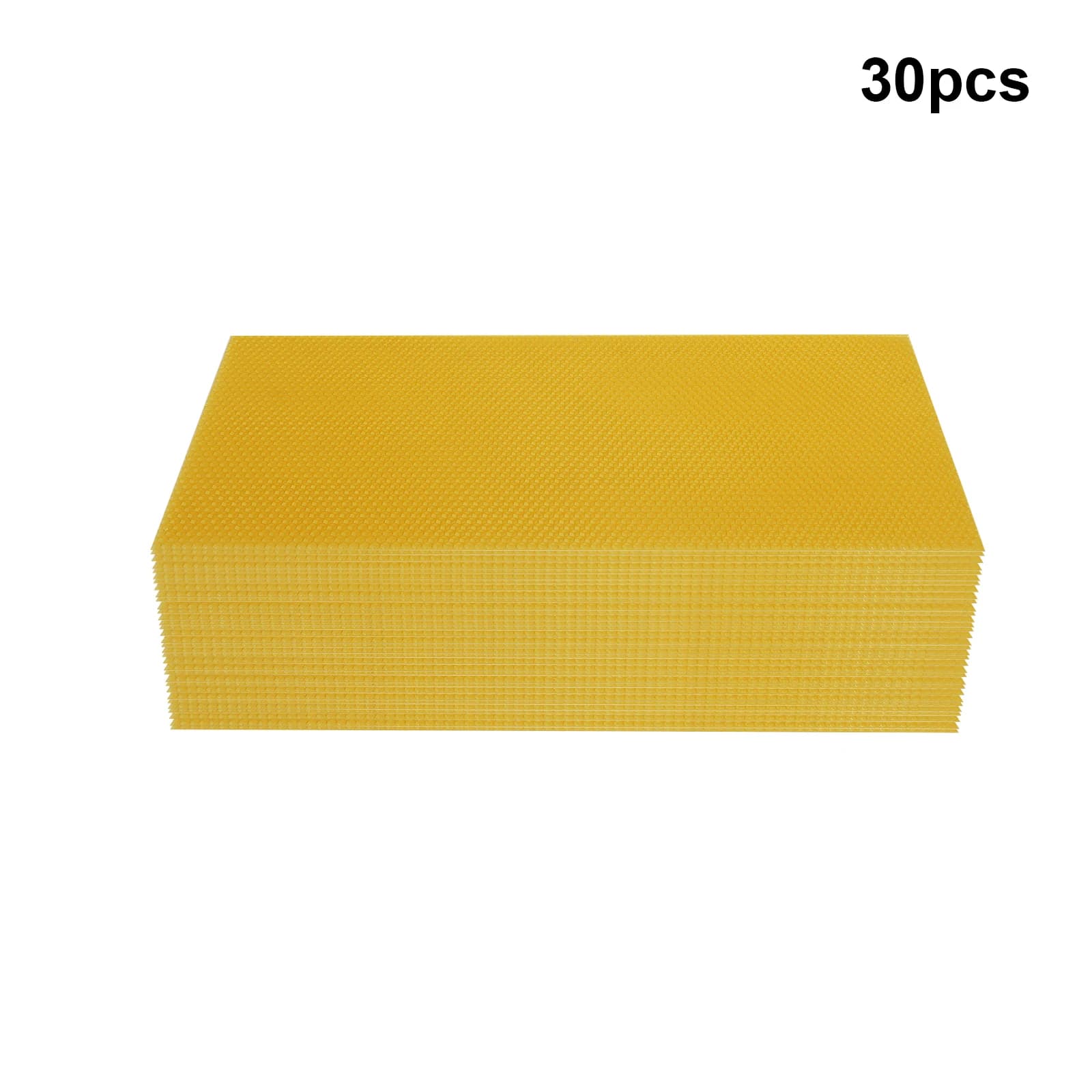 30 Pieces of Natural Bee Cera Sheets for Arnia, Base for Natural Beekeeping