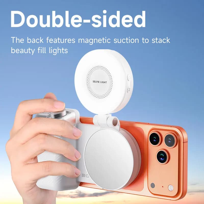 Magsafa Dual-Sided Magnetic Bluetooth Camera Assistant: Portable Bluetooth Remote Control and Handheld Image Stabilizer