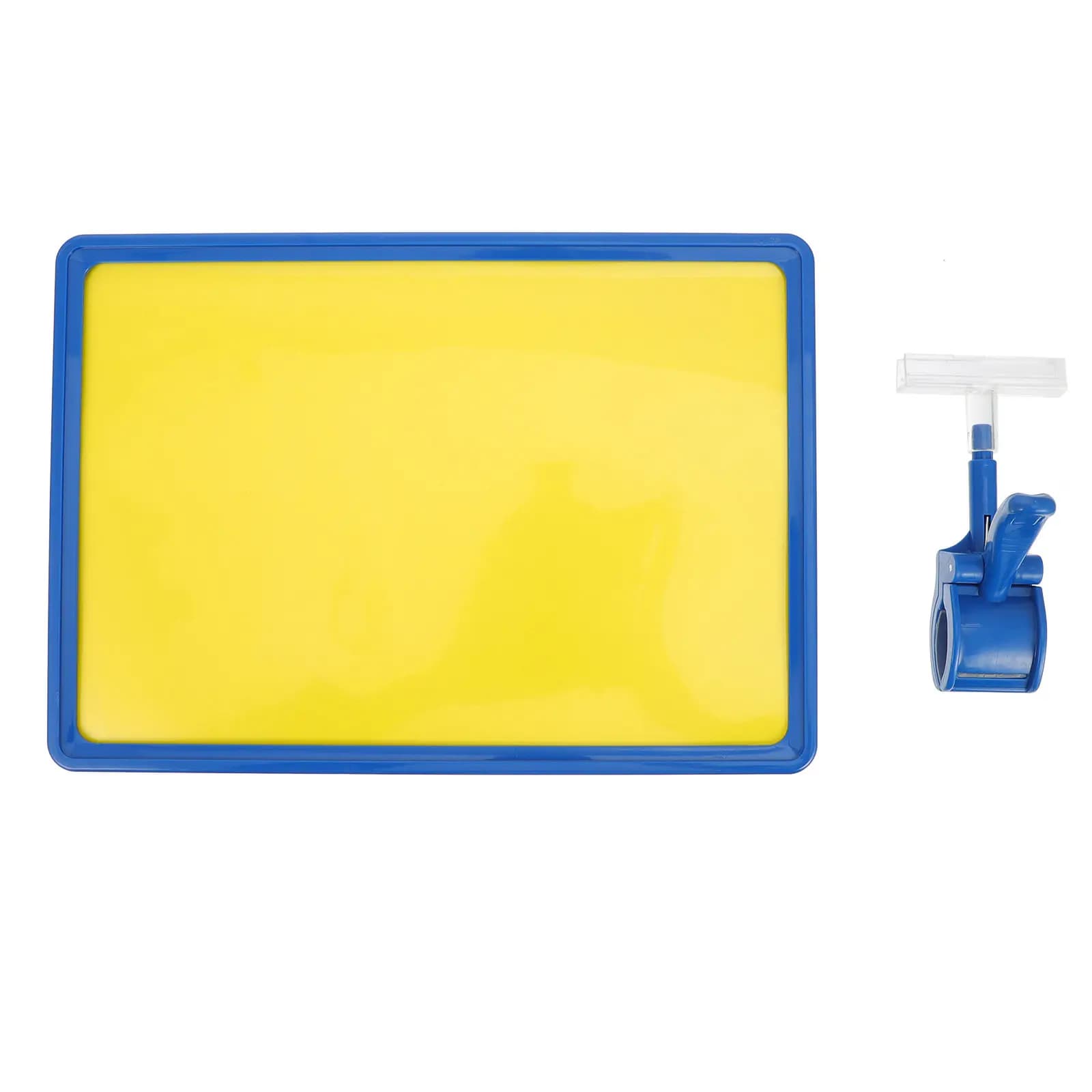 Set di 1 Portaetichette A4 con Clip in ABS Riutilizzabile per Espositori da Supermercato e Negozi al Dettaglio