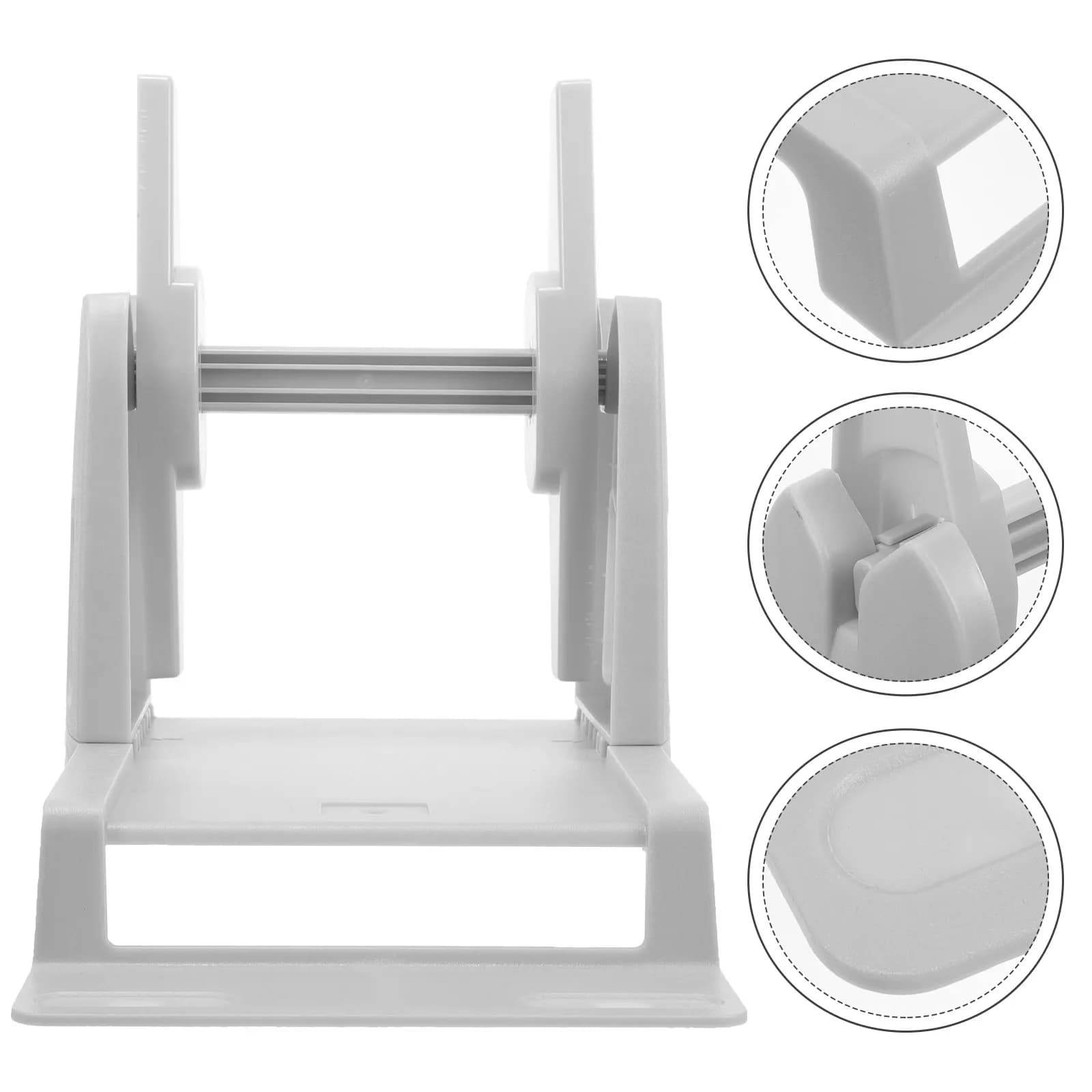 1 Pezzo Porta Rotoli Esterno per Etichette, Supporto Manuale in Plastica per Stampante Termica, Accessori Stampante, Porta Carta Impilabile