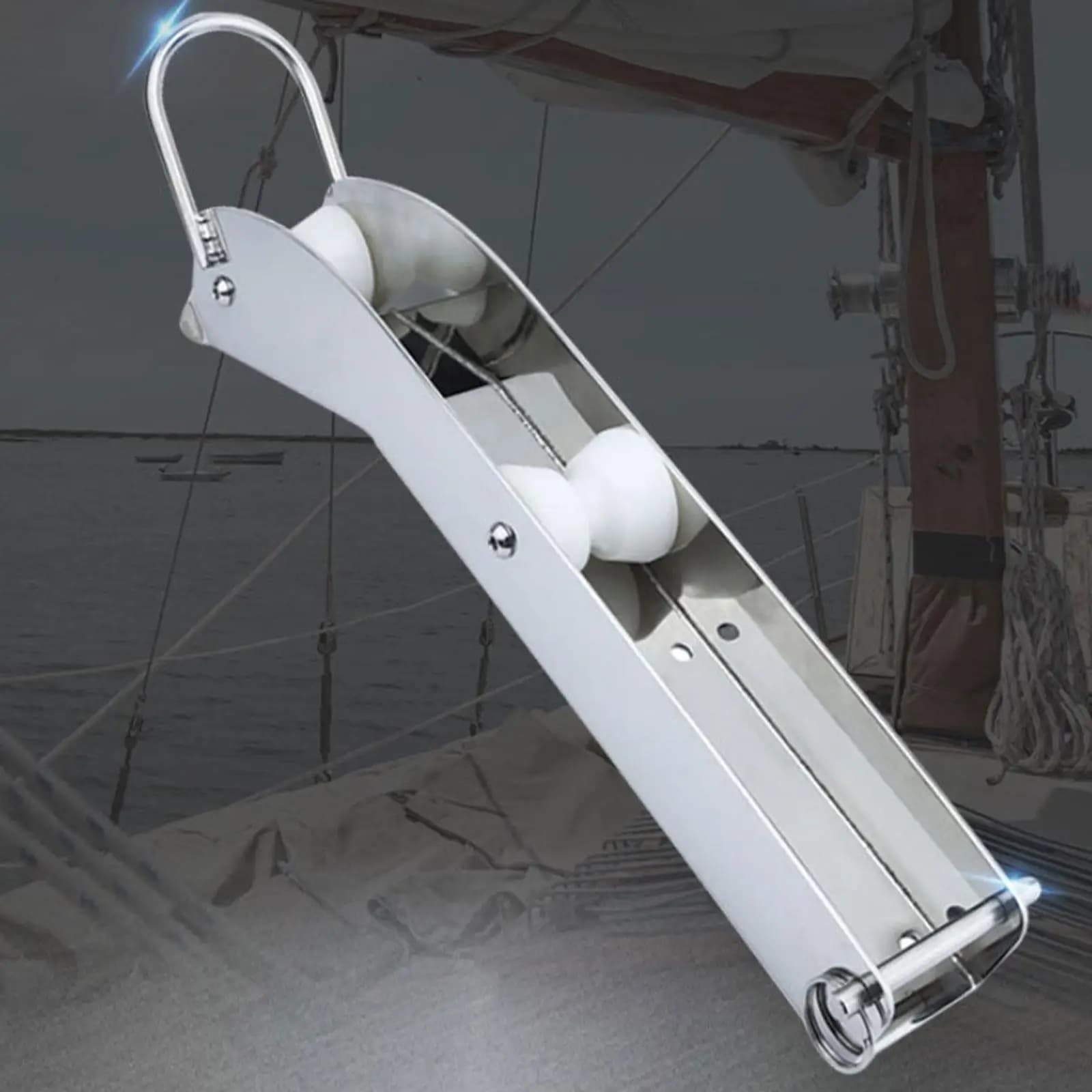 Rullo di ancoraggio per prua per barca Accessori facili da installare Rullo di ancoraggio marino