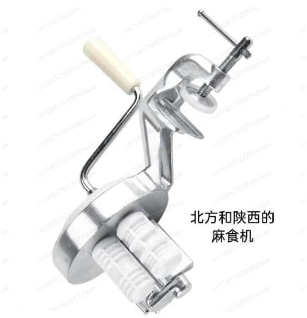 Hand-cranked multi-functional noodle maker - hand-pressed noodles, pasta/macaroni/Chinese noodles can be done in one machine