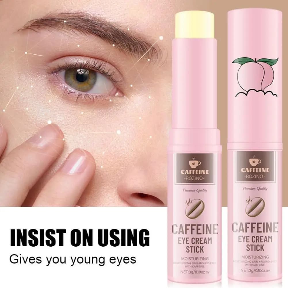 Caffeine Eye Stick Nourishing Formula Fine Lines Improvement Eye Bags Dark Circles Relief Skin Brightening Evening Eye Care