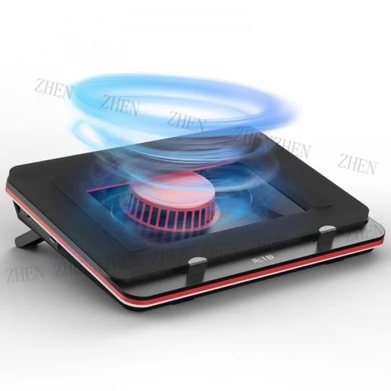 Y PER IETS GT500 Turbo-Fan Cooling Mat for Laptop 5000 RPM with 3 Doors X USB Hub Foam Slot