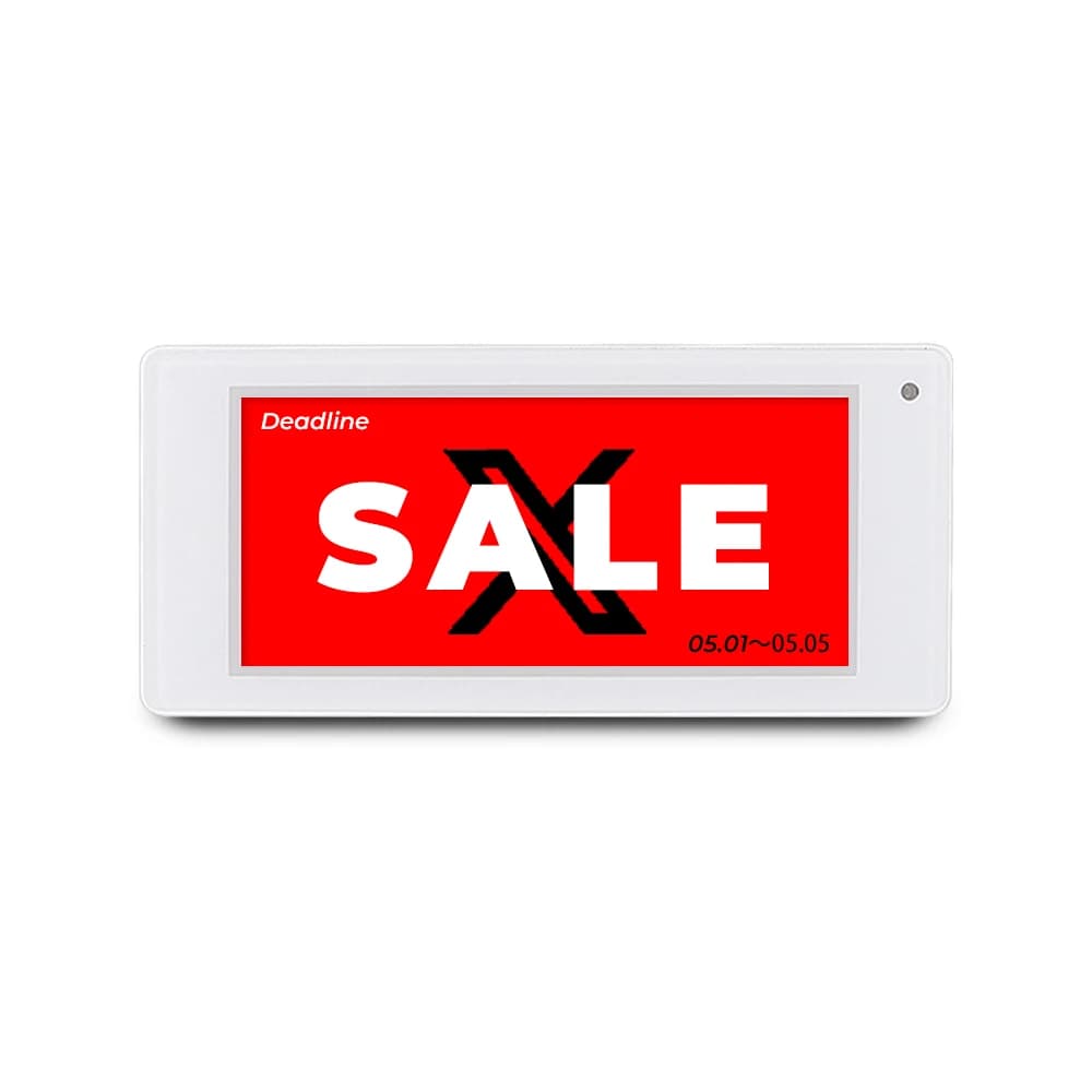 Electronic label for digital shelf ESL Price label BLE with smartphone