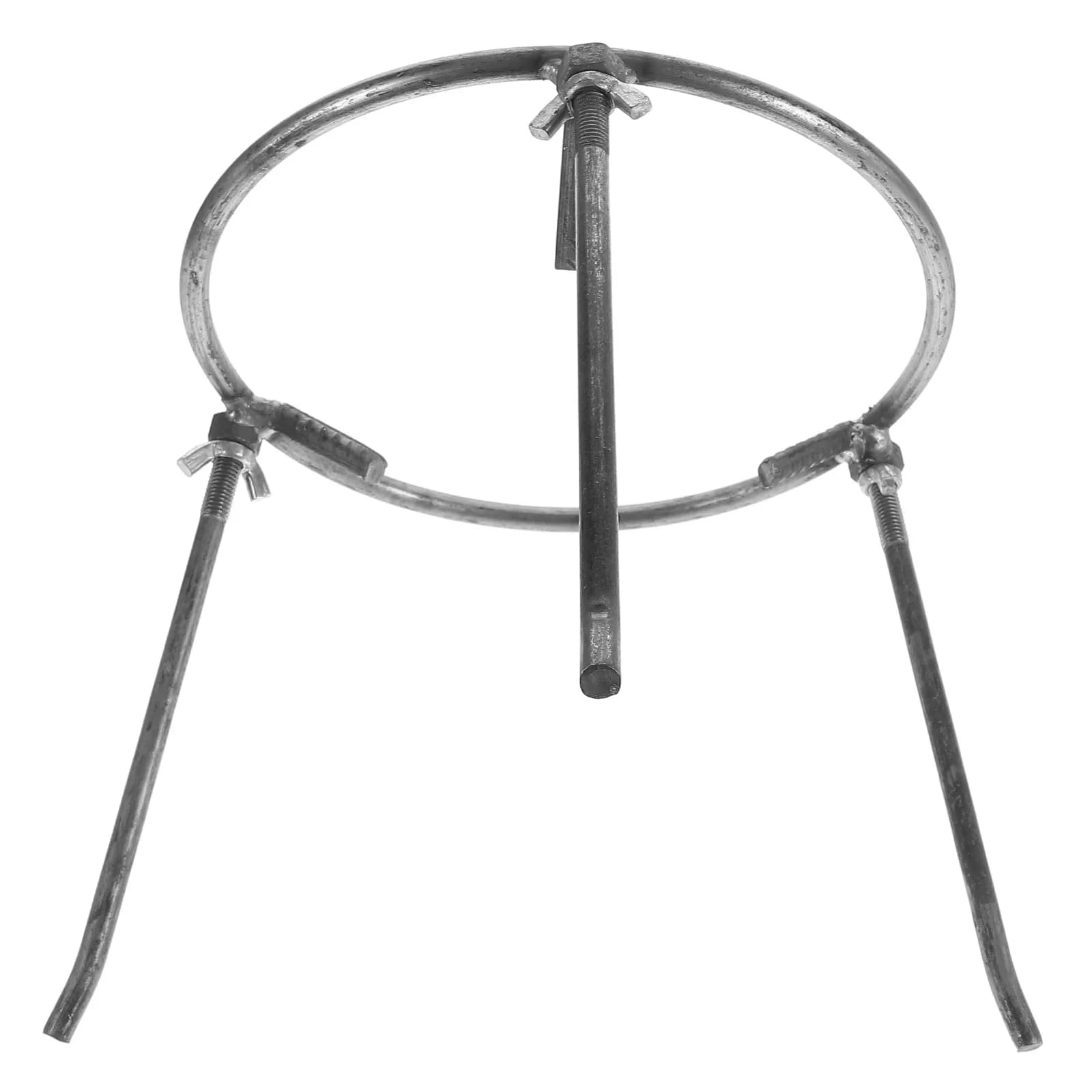 Carbon Steel Camping Tripod Outdoor Cooking Stand Campfire Grill Rack Fire Pit Cooking Tripod for Bbq Hiking Fishing