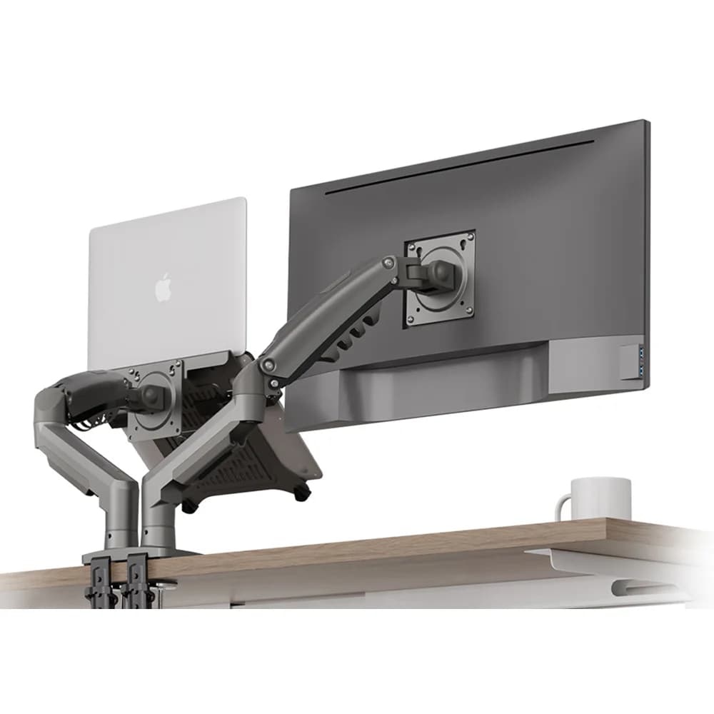 Modern 90 Degree Tilt Laptop Stand With 32 Adjustable Gas Spring New Flexible Desk Mount Office Home Use Monitor Arm