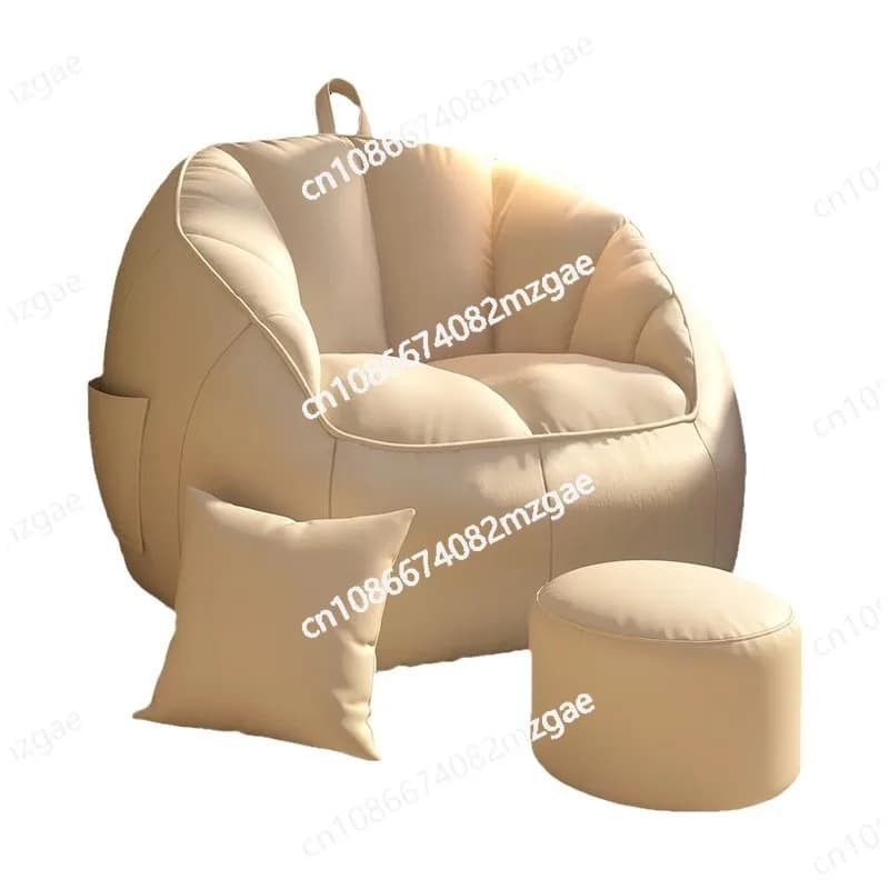 Pivot sofa sack armchair for bedroom reclining and for sleeping single sofa small back chair small apartment tatami seat for leisure