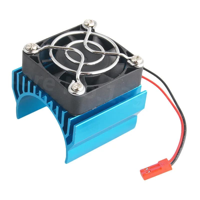 Parti di automobili RC 540 550 Motore elettrico Copertura a prova di calore Dissipatore di calore Dissipatore di calore Ventola di raffreddamento Modelli in scala 1/10 7020 per HSP Himoto