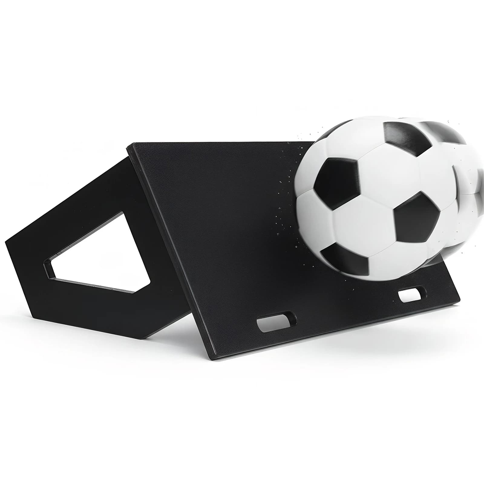 Pannello Rimbalzante per Calcio 100x40cm, Muro da Calcio Multi-Angolo con Angoli Regolabili per Allenamento di Controllo, Passaggi e Tiri
