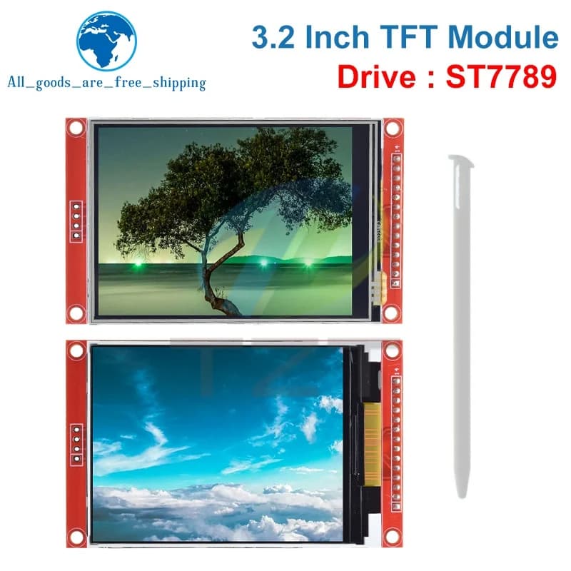 Modulo Schermo LCD TFT Touch da 3,2 Pollici 240X320 ST7789 ILI9341 per Scheda Arduino UNO MEGA2560 Con/Senza Touch