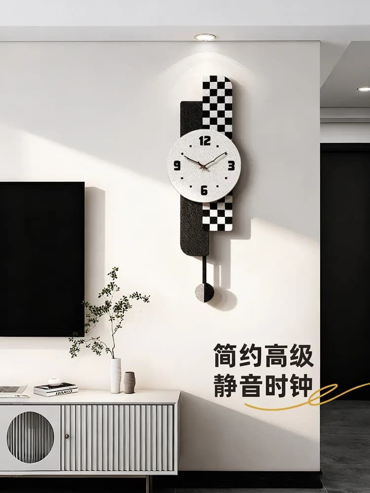 Modern wall clock for living room High-end watch for hanging on the wall Artistic silent watch for the dining room of the creative house